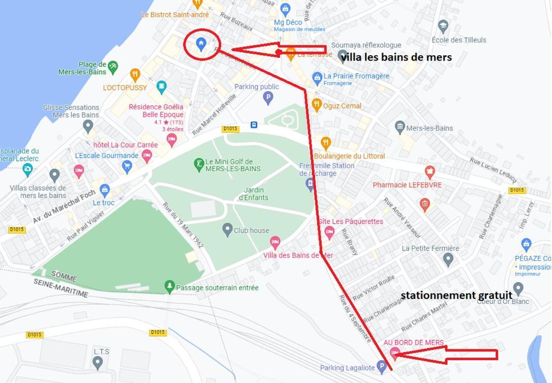 Plage A 50M Appartement Reves Tranquilles Villa Les Bains De Mers Eksteriør bilde